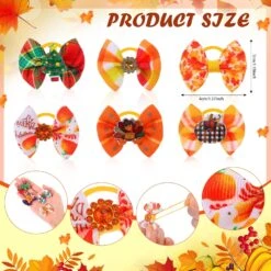 Yerliker 60 Pcs Halloween Thanksgiving Chien Cheveux Arcs Avec Solides Bandes En Caoutchouc, De Noël Chien Arcs Avec Strass Perles, PET Main Cheveux Bowknot Chien Soins Accessoires Pour Chiens Chats, 30 Paires 12 Yerliker 60 Pcs Halloween Thanksgiving Chien Cheveux Arcs Avec Solides Bandes En Caoutchouc, De Noël Chien Arcs Avec Strass Perles, PET Main Cheveux Bowknot Chien Soins Accessoires Pour Chiens Chats, 30 Paires -Oui || N/A || pearhead 815SSMh5m0L. AC SL1500