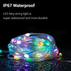 Fée Guirlandes RVB Color Changing-32.8FT 100 LED USB Fairy Light Bluetooth App Indoor Outdoor String Light Avec Télécommande Multicolore étanche Pour La Décoration De Noël De La Chambre -Oui || N/A || pearhead 816JEGy2SYL. AC SL1500