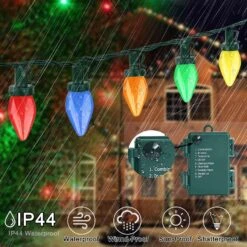 Supernoor C7 Lumières De Noël Batterie Fonctionné 50LED, 24FT Lumières De Noël Batterie Alimenté LED Batterie Alimenté Lumières Pour Intérieur Extérieur Xmas Arbre Jardin Patio Party Décorations De Noël -Oui || N/A || pearhead 816Vuw1FygL. AC SL1500