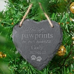 Jocidea Personnalisé Animal Domestique Ornement De Noël, Personnalisé Animal Perte Ornement Animal Domestique Mémorial Deuil Sympathie Cadeau Souvenir Cadeau Pour Animal Domestique Personnalisé De Noël Ornements Pour Chien Chat - Pet Loss Cadeau