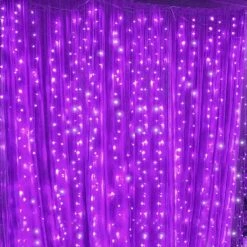 Oui || N/A || pearhead 20 Étoile Scintillante, 6 Pouces Intérieur Extérieur, Lampe à Cordes LED Pour Noël Fête De Mariage Accueil Jardin Chambre Décoration Extérieure Du Mur Intérieur ( Violet )