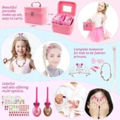 Kit De Maquillage Pour Enfants 36 Pièces Pour Fille, Kit De Maquillage Pour Enfants Lavable, Coffre-fort Cosmétique Et Ensemble De Beauté De Maquillage Pour Enfants Non Toxique Pour Filles Halloween Noël Anniversaire Fête -Oui || N/A || pearhead 819ebweb9OL. AC SL1500