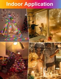 Lumières De Noël Maojia 200LED Outdoor, IP67 Lumières étanches En Bande De Fée En Plugin 82FT Avec Télécommande 11 Modes Lumières De Corde Pour Noël Salon Chambre à Tente Mansardée Gazebo-Warm White & Multicolore -Oui || N/A || pearhead 81A2Q7kF7YL. AC SL1500