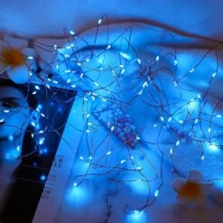 BINZET Blue Solar Fairy Lights, 2Pack 33Ft 100LEDs Waterproof Decorative Copper Wire Solar String Lights Outdoor Pour Fête, Patio, Jardin, Porte, Cour, Mariage, Noël -Oui || N/A || pearhead 81ATjHpKGMS. AC SL1500