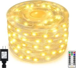 Lumières De Noël Ollny Outdoor, 400LED 130ft Christmas Tree Lights, String Lights IP67 Waterproof 8 Modes Fairy Lights Plug In For Home Party Yard Indoor Decorations ( Warm White ) 17 Lumières De Noël Ollny Outdoor, 400LED 130ft Christmas Tree Lights, String Lights IP67 Waterproof 8 Modes Fairy Lights Plug In For Home Party Yard Indoor Decorations ( Warm White ) -Oui || N/A || pearhead 81BbdwawAfL. AC SL1500