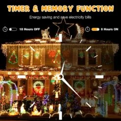 Lampes à Cordes De Noël Hezbjiti à L'extérieur, 1000 LED 394ft 8 Modes D'éclairage Lumières De Fées De Noël Avec Télécommande Et Minuterie Pour La Maison, L'anniversaire, Le Mariage, La Fête, Les Décorations D'arbres (1000 LED, Multicolore) -Oui || N/A || pearhead 81BoV3SfehL. AC SL1500