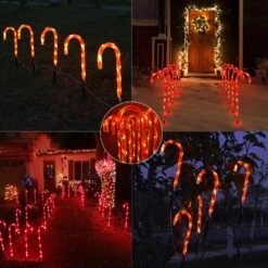 Lampes De Paysage Extérieures En Canne De Bonbon - 10 Pack 60 LED Rouges 21in String De Lumières De Chemin De Noël éclairées Avec Fonction De Mémoire 8 Modes Clignotants Plug De Bout En Bout Dans Des Décorations De Noël En Bonbon Extérieur étanche -Oui || N/A || pearhead 81C4mpy2TdL. AC SL1500