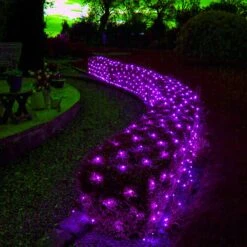 Kemooie Violet Lumières De Noël, 198 LED 9.8FT X 6.6FT Net Lights, Plug In 8 Twinkle Modes Mesh Lights, Étanche Pour Tree Bushes Jardin Patio Noël Halloween Décorations (Purple) -Oui || N/A || pearhead 81CCH01anDL. AC SL1500