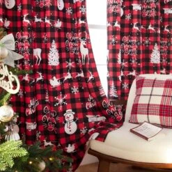 Rideaux De Noël 84 Pouces Longs Pour Le Salon Buffalo Plaid Snowman Country Farmhouse Style Red Truck Holiday Decor White Blackout Window Drape For Bedroom Sliding Door 84 Pouces Longueur 2 Panneaux 17 Rideaux De Noël 84 Pouces Longs Pour Le Salon Buffalo Plaid Snowman Country Farmhouse Style Red Truck Holiday Decor White Blackout Window Drape For Bedroom Sliding Door 84 Pouces Longueur 2 Panneaux -Oui || N/A || pearhead 81DfPTw9EYL. AC SL1500