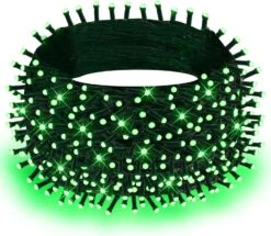 Dazzle Bright Green St. Lampes à Cordes Patrick's Day, 200 LED 66FT High Brightness Connectable Fairy String Lights, 8 Modes étanche Décorations De Noël En Plein Air Pour Décoration De Mariage De Fête De Noël En Intérieur