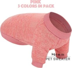 MOIRIG Chien Chandail, Chien Chandails Pour Petits Chiens, 3 Pack Chaud Doux Animaux Vêtements Pour Chiot, Moyen Grand Chat, Chiens Fille Ou Garçon, Chien Chemise Pour L'hiver De Noël (Grand, Pink+Purple+HotPink) 12 MOIRIG Chien Chandail, Chien Chandails Pour Petits Chiens, 3 Pack Chaud Doux Animaux Vêtements Pour Chiot, Moyen Grand Chat, Chiens Fille Ou Garçon, Chien Chemise Pour L'hiver De Noël (Grand, Pink+Purple+HotPink) -Oui || N/A || pearhead 81EPFQN6U3L. AC SL1500