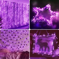 EvaStary 33 Ft 100 LED Fées Lumières, USB Alimenté Violet Fée Chaîne Lumières, Décoratif Fil D'argent Firefly Lumières Pour Chambre Intérieur Décor De Noël En Plein Air -Oui || N/A || pearhead 81Em2mmi L. AC SL1500