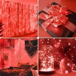 EvaStary LED Fée String Lumières, USB Alimenté Fil D'argent Cordes Lumières, 33ft 100 LED Rouge Fées Lumières Pour Chambre Intérieur Décor De Noël -Oui || N/A || pearhead 81ExAMDRw0S. AC SL1500