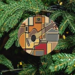Petits Ornements De Noël Petit Cadeau Pour Femme, Funky Fractal Geometric Square Formed Background Acoustic Guitar Art, Pale Yellow 9 Petits Ornements De Noël Petit Cadeau Pour Femme, Funky Fractal Geometric Square Formed Background Acoustic Guitar Art, Pale Yellow -Oui || N/A || pearhead 81FMzvL2q3L. AC SL1500