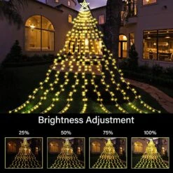 ZCWZMW Décorations De Noël Lumières Extérieures, 350 LEDs 8 Modes Lumières De Noël Avec Timer & Remote, Lumières D'arbre De Noël Avec Tree Topper Pour Yard,Mariage, Fête, Décorations De Noël (Warm White) 17 ZCWZMW Décorations De Noël Lumières Extérieures, 350 LEDs 8 Modes Lumières De Noël Avec Timer & Remote, Lumières D'arbre De Noël Avec Tree Topper Pour Yard,Mariage, Fête, Décorations De Noël (Warm White) -Oui || N/A || pearhead 81FkRYafZlL. AC SL1500