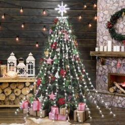 Décoration De Noël Dipper Star String Lights, 320 LED Christmas Tree Lights 8 Modes & Waterproof Fairy Lights Pour Noël Fête De Mariage Patio Nouvel An Vacances -Oui || N/A || pearhead 81FqFKbVjHL. AC SL1500
