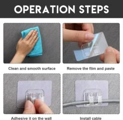 Crochets De Noël Pour Extérieure Chaîne Lumières Heavy Duty Extérieur Lumière Clips Étanche Adhésif Crochet Clair Extérieur Lumière Cintres Pour Patio Suspendu De Noël Lumière Câble Corde Organisateur (100 Pcs) -Oui || N/A || pearhead 81GBk0gm0FL. AC SL1500