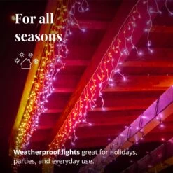 Feux De Noël LED Contrôlés Par Application – Avec LED 190 RVB + W ( 16 Millions De Couleurs + Blanc Chaud ). Câble Clair. Décoration D'éclairage Intelligent Intérieur Et Extérieur 15 Feux De Noël LED Contrôlés Par Application – Avec LED 190 RVB + W ( 16 Millions De Couleurs + Blanc Chaud ). Câble Clair. Décoration D'éclairage Intelligent Intérieur Et Extérieur -Oui || N/A || pearhead 81HwCeuimJL. AC SL1500