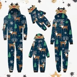 HJuyYuah Noël Pyjamas Pour Famille Femmes Couples Renne Hoodies Pjs Onesies Matching Sets Xmas Holiday Jumpsuit Noir F D 2022 -Oui || N/A || pearhead 81JGaBYOkjL. AC UL1500