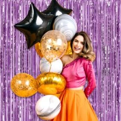 3 Pack Lumière Violet Feuille Fringe Rideau Backdrop, 3.28Ft X 8.2Ft Métallique Tinsel Feuille Fringe Streamer Rideaux Pour Photo Booth, Halloween, Noël, Anniversaire, Décorations De Fête De Mariage 14 3 Pack Lumière Violet Feuille Fringe Rideau Backdrop, 3.28Ft X 8.2Ft Métallique Tinsel Feuille Fringe Streamer Rideaux Pour Photo Booth, Halloween, Noël, Anniversaire, Décorations De Fête De Mariage -Oui || N/A || pearhead 81KkqZeQfWL. AC SL1500