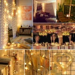 Jyoiat 100ft 300 LED Lights, Fonction De Minuterie, 8 Modes, Lights De Fée Intérieure Et Extérieure Basse Tension Pour Noël, Maison, Jardin, Fête, Arbres, Décorations De La Saint-Valentin ( Blanc Chaud ) -Oui || N/A || pearhead 81NiqZ8EWzL. AC SL1500