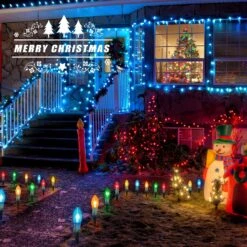 C9 Christmas String Lights Outdoor - 25,7 Pieds 20 Lumières LED Pour Le Chemin De Noël Avec 20 Piquets Connectable étanche Pour Les Allées De Noël Décoration Du Patio, Multicolore 12 C9 Christmas String Lights Outdoor - 25,7 Pieds 20 Lumières LED Pour Le Chemin De Noël Avec 20 Piquets Connectable étanche Pour Les Allées De Noël Décoration Du Patio, Multicolore -Oui || N/A || pearhead 81Ny57VpAlL. AC SL1500
