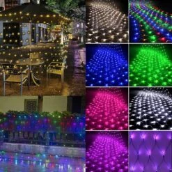 300LED Net Lights, 14.8ft X 5ft 8 Modes Connectables Noël Extérieur String Mesh Lights, étanche Décoratif Fée Lumières Plug-in Pour Noël Arbres Bushes Jardin De Vacances Mariage Party - Blanc Chaud -Oui || N/A || pearhead 81OtEXIDH1L. AC SL1500
