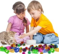 36 Pièces Chat Spirale Printemps Jouets De Noël Assorti Couleur Glitter Balls Sparkle Petit Pom Pom Balls Coloré Chaton Crinkle Jouets Cat Balls Avec Rustle Sound Pour Chats Chatons Jouer Interaction 13 36 Pièces Chat Spirale Printemps Jouets De Noël Assorti Couleur Glitter Balls Sparkle Petit Pom Pom Balls Coloré Chaton Crinkle Jouets Cat Balls Avec Rustle Sound Pour Chats Chatons Jouer Interaction -Oui || N/A || pearhead 81P0Btwkl8L. AC SL1500