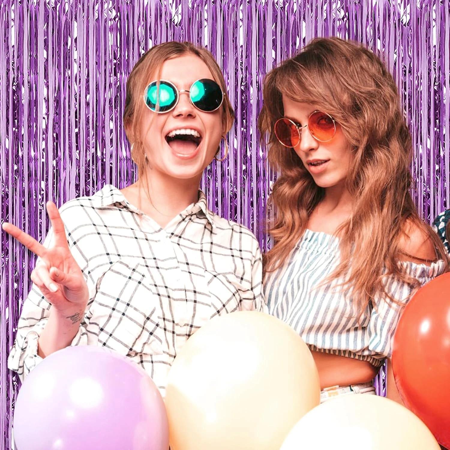 3 Pack Lumière Violet Feuille Fringe Rideau Backdrop, 3.28Ft X 8.2Ft Métallique Tinsel Feuille Fringe Streamer Rideaux Pour Photo Booth, Halloween, Noël, Anniversaire, Décorations De Fête De Mariage 9 3 Pack Lumière Violet Feuille Fringe Rideau Backdrop, 3.28Ft X 8.2Ft Métallique Tinsel Feuille Fringe Streamer Rideaux Pour Photo Booth, Halloween, Noël, Anniversaire, Décorations De Fête De Mariage - Image 7