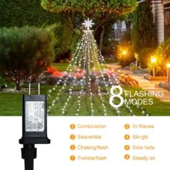 Décoration De Noël Dipper Star String Lights, 320 LED Christmas Tree Lights 8 Modes & Waterproof Fairy Lights Pour Noël Fête De Mariage Patio Nouvel An Vacances -Oui || N/A || pearhead 81Ri9VSwybL. AC SL1500