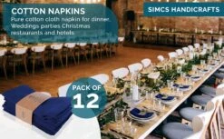 Bleu Marine Ensemble De 12 Serviettes De Coton 18x18 Pouce Lavable Tous Les Jours Utilisation Avec Mitered Corners 100% Pur Naturel Coton Tissu Serviette Pour Dîner Mariages Parties Noël Restaurants Hôtels Utilisation -Oui || N/A || pearhead 81RuP7ybzrL. AC SL1500