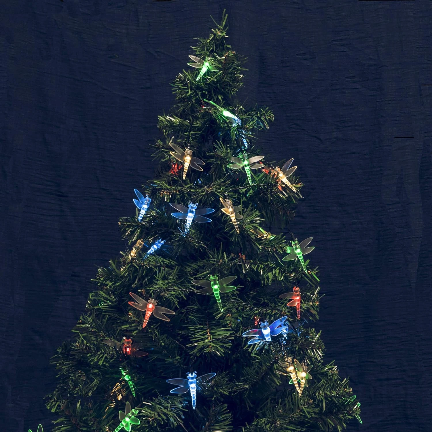 Shinymolly Dragonfly Solar Lights Outdoor, 2PACK 19.6FT 30 LED Dragonfly Décorative String Lights, 8 Modes Solar Powered Fairy Lights Pour Patio Garden Yard Clôture Fête De Noël De Mariage, Multicolore 9 Shinymolly Dragonfly Solar Lights Outdoor, 2PACK 19.6FT 30 LED Dragonfly Décorative String Lights, 8 Modes Solar Powered Fairy Lights Pour Patio Garden Yard Clôture Fête De Noël De Mariage, Multicolore - Image 7