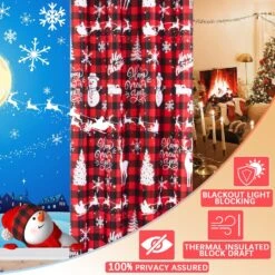 Rideaux De Noël 84 Pouces Longs Pour Le Salon Buffalo Plaid Snowman Country Farmhouse Style Red Truck Holiday Decor White Blackout Window Drape For Bedroom Sliding Door 84 Pouces Longueur 2 Panneaux 12 Rideaux De Noël 84 Pouces Longs Pour Le Salon Buffalo Plaid Snowman Country Farmhouse Style Red Truck Holiday Decor White Blackout Window Drape For Bedroom Sliding Door 84 Pouces Longueur 2 Panneaux -Oui || N/A || pearhead 81SqR91KLPL. AC SL1500