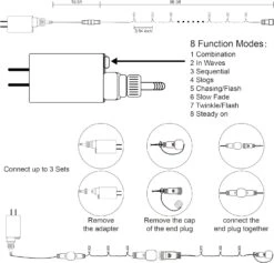 300 Lumières D'Halloween LED, 98,5FT Lumières De Cordes D'Halloween Avec 8 Modes D'éclairage, Mini Lumières Imperméables Et Connectables, Branchez-vous Pour Les Décorations De Chambre De Noël En Plein Air (violet) -Oui || N/A || pearhead 81T2wy36vPL. AC SL1500