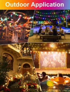 Lumières De Noël Maojia 200LED Outdoor, IP67 Lumières étanches En Bande De Fée En Plugin 82FT Avec Télécommande 11 Modes Lumières De Corde Pour Noël Salon Chambre à Tente Mansardée Gazebo-Warm White & Multicolore -Oui || N/A || pearhead 81TItjc3WIL. AC SL1500