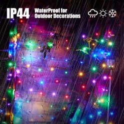 Lampes De Filet De Noël LED DEPMEM Décorations De Noël En Plein Air 120Led 6Ftx4Ft Connectable Waterptoof Mesh Net Lights For Trees Bush Wedding Garden Outdoor Christmas Decorations ( Multicolore ) -Oui || N/A || pearhead 81Tvq2g Z L. AC SL1500