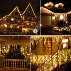 Lumières En Glaçon Extérieur, 33 FT 384 LED 8 Modes Lumières De Noël En Glaçon Avec 72 Gouttes, Lumières à Cordes En Glaçon Avec Télécommande Et Timère, Lumières De Fée étanches Pour Décor De Maison En Patio Intérieur, Blanc Chaud 9 Lumières En Glaçon Extérieur, 33 FT 384 LED 8 Modes Lumières De Noël En Glaçon Avec 72 Gouttes, Lumières à Cordes En Glaçon Avec Télécommande Et Timère, Lumières De Fée étanches Pour Décor De Maison En Patio Intérieur, Blanc Chaud -Oui || N/A || pearhead 81UXR6RXBvL. AC SL1500