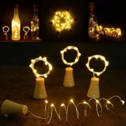 6 Pack De Lumières De Bouteille De Vin à énergie Solaire, 20 Lumières Solaires En Liège En Cuivre étanche LED Pour Le Mariage Noël, Extérieur, Vacances, Jardin, Terrasse, Décoration De Chemin (blanc Chaud) -Oui || N/A || pearhead 81UsSUbzZ0L. AC SL1500