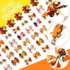 Weewooday 70 Pièces Chiens Cheveux Chien Arcs Avec Bande En Caoutchouc Chien Bowtie Pet Accessoires De Cheveux Chiot Bowknot Topknot Pet Toilettage Arcs Pour Jour De L'Indépendance Noël Petit Chiot Decor(Elegant Style) -Oui || N/A || pearhead 81Vl RadJ8L. AC SL1500