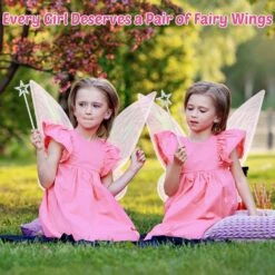 Ailes De Costume De Fée Pour Les Femmes Filles, Costume D'Halloween Sparkle Butterfly Angel Wings Habillez-vous Fête De Noël -Oui || N/A || pearhead 81Wc4b SgML. AC UL1500