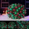 HISHINY LED Noël Net Lumières Décorations De Noël En Plein Air Lumières 5ftx5ft 100LED Fil Vert, Connectable Bush Mesh Net Lights String Pour Halloween Fête De Noël,Arbrisseau,Yard,Tree(Rouge Et Vert 2 HISHINY LED Noël Net Lumières Décorations De Noël En Plein Air Lumières 5ftx5ft 100LED Fil Vert, Connectable Bush Mesh Net Lights String Pour Halloween Fête De Noël,Arbrisseau,Yard,Tree(Rouge Et Vert -Oui || N/A || pearhead 81WuRa4peZL. AC SL1500