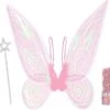 Ailes De Costume De Fée Pour Les Femmes Filles, Costume D'Halloween Sparkle Butterfly Angel Wings Habillez-vous Fête De Noël -Oui || N/A || pearhead 81X f3mJ7L. AC UL1500