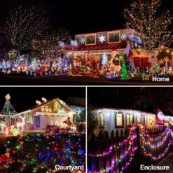 JXLEDAYY 120M 1000 LED Fées Lumières Extérieure Étanche Super Longue Chaîne Colorée Lumières 8 Modes Et Minuterie Lumières De Noël Pour Noël Arbre Patio Yard Fête De Mariage Intérieur Extérieur Décoration-Multicolore -Oui || N/A || pearhead 81Z9p7IbW5L. AC SL1500