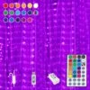 6 Couleurs Changeant Rideau Lumières - 250 LED 9.8 X 8.8 FT Fée Chaîne Lumières, 7 Modes Twinkle Lumières Avec Télécommande, Backdrop Mur Suspendre Dripping Lumières Pour Chambre Arrière-cour Halloween Décor De Noël -Oui || N/A || pearhead 81bdPa0oNL. AC SL1500