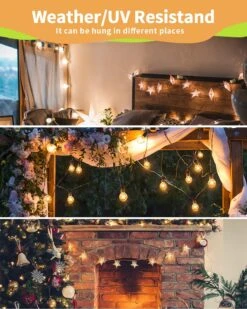 Ispneay Crochets Pour Extérieure Chaîne Lumières Clips - 30 Pack Grand Clair Étanche Extérieure Lumière Clips Avec Adhésif Strips - Extérieure Câble Clip Crochets Pour Suspendre De Noël Lumière Décor Organisateur -Oui || N/A || pearhead 81dFVJEvfIL. AC SL1500