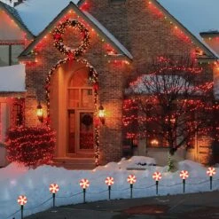 Abeja C9 Noël LED Candy Pathway String Lights Outdoor, Multi-Couleur String Lights Étanche Pour Pathway Decor Outdoor String Lights Décoration Pour Patio, Jardin, Jardin, Décoration De Pelouse, Vert -Oui || N/A || pearhead 81e2FxoADGL. AC SL1500