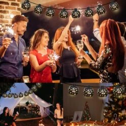 Lumières à Cordes Vigdur Lantern Avec 10 Ampoules G40 Claires Et Des Nuances De Lampe En Plastique Star, Lumières à Cordes Extérieures Intérieures Pour Décor De Noël Patio Yard -Oui || N/A || pearhead 81eNtYfsRCL. AC SL1500