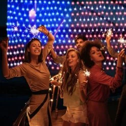 Cerflyer ( Nouveau ) Lumières De Drapeau Américain, Lumières De Chaîne De Drapeau Extérieur, 420 Ornements Patriotiques étanches LED Pour Le Memorial Day, 4 Juillet, Noël -Oui || N/A || pearhead 81g9gl2qQTL. AC SL1500