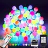 Lumières Multicolores à Cordes Avec Minuterie à Distance, Chambre à Coucher Intérieure à Guirlandes, 32FT 96LED Avec 8 Couleurs De Vibrant En Lumières Décoratives Extérieures Pour Pâques, Noël, Salle De Classe, Jardin, Fête, Mariage -Oui || N/A || pearhead 81gLDhKXyEL. AC SL1500