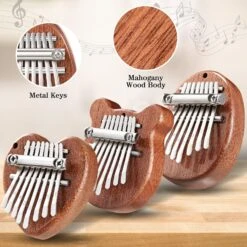Oui 3 Pack Mini Thumb Piano Avec 8 Key Finger Thumb Piano Portable Mini Pocket Kalimba Cute Heart Oval Bear Kalimba Piano à Petite Main Pour Enfant Adulte Noël Cadeaux Musicaux Prêts à L'écoute Version -Oui || N/A || pearhead 81gla1uz5WL. AC SL1500